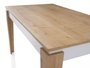 Hanah Home Mesa de Comedor Roble y Blanco
